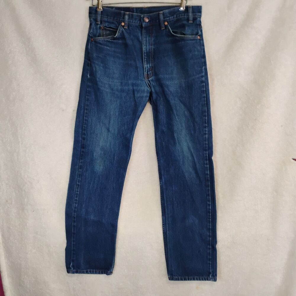 Vintage 90s Levi’s 505 Orange Tab Jeans W34 L31 Fits 33x29 Medium Wash 1992